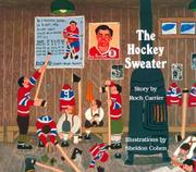 Cover of The hockey sweater by Roch Carrier