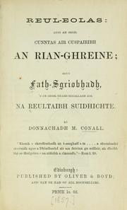 Cover of Reul-eolas by Duncan Macnair Connell