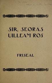 Cover of Gearr-sgeoil air Sir Seoras Uilleam Ross by Alexander Fraser