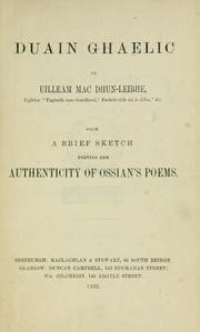Cover of Duain Ghaelic by Uilleam Mac Dhunleibhe