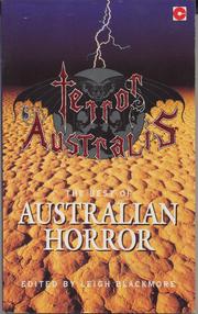 Cover of Terror Australis by Leigh Blackmore