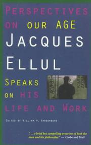 Cover of Perspectives on Our Age by Jacques Ellul