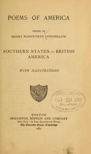 Front cover of Poems of America by Henry Wadsworth Longfellow
