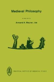Cover of Medieval philosophy by Armand A. Maurer