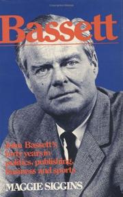 Cover of Bassett by Maggie Siggins