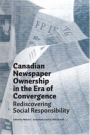 Front cover of Canadian newspaper ownership in the era of convergence by Walter C.  Soderlund