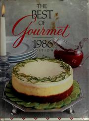 Front cover of The best of Gourmet by Unknown