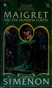 Cover of Maigret et le corps sans tête by Georges Simenon
