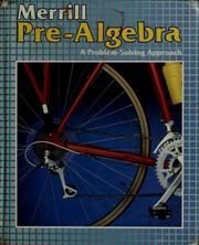 Front cover of Merrill pre-algebra by Jack Price