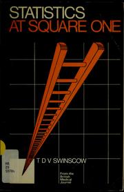 Cover of Statistics at square one by T. D. V. Swinscow