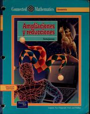 Front cover of Ampliaciones y reducciones by Glenda Lappan