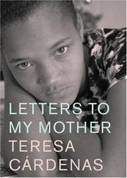 Front cover of Letters to My Mother by Teresa Cardenas