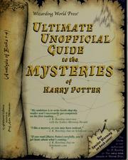 Front cover of Ultimate unofficial guide to the mysteries of Harry Potter by Galadriel Waters