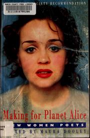 Front cover of Making for planet Alice by Maura Dooley