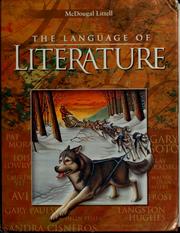 Front cover of The language of literature by Arthur N. Applebee