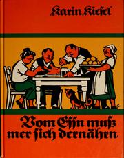 Front cover of Vom Essn mu  mer sich dernährn by Karin Kiesel