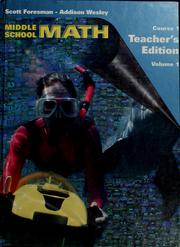 Front cover of Scott Foresman-Addison Wesley middle school math by Randall I. Charles