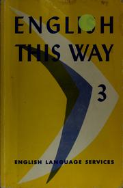 Front cover of English this way by English Language Services