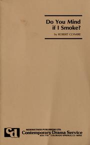 Cover of Do you mind if I smoke? by Robert Clymire