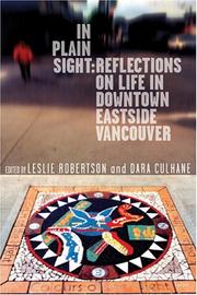 Cover of In plain sight by Leslie Robertson
