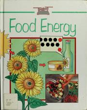 Cover of Food energy by Peter Mellett