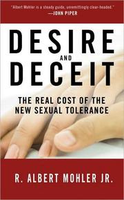 Cover of Desire and Deceit by R. Albert Mohler