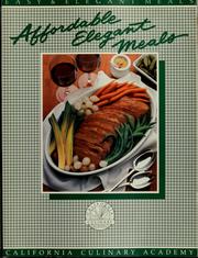 Cover of Affordable elegant meals by Cynthia Scheer