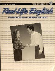 Front cover of Real-life English by Jayme Adelson-Goldstein