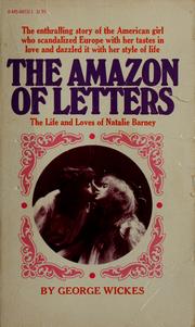 Front cover of The Amazon of letters by George Wickes