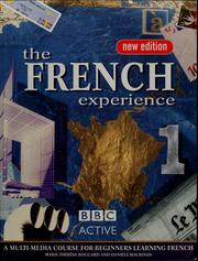 Front cover of The French experience 1 by Marie-Thérèse Bougard