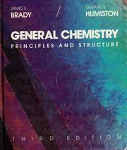 Front cover of General chemistry by James E. Brady