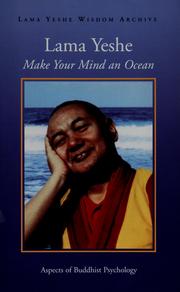 Cover of Make your mind an ocean by Thubten Yeshe