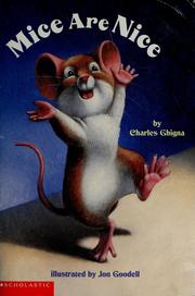 Cover of Mice are nice by Charles Ghigna