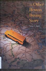 Front cover of The other Boston busing story by Susan E. Eaton