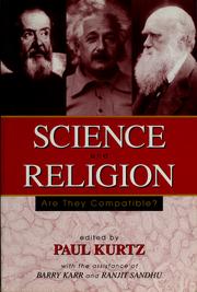 Front cover of Science and religion by Paul Kurtz