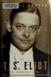 Cover of T.S. Eliot by Lyndall Gordon