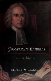 Cover of Jonathan Edwards by George M. Marsden