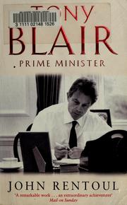 Front cover of Tony Blair by John Rentoul