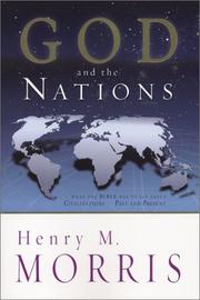 Front cover of God and the nations by Henry Madison Morris