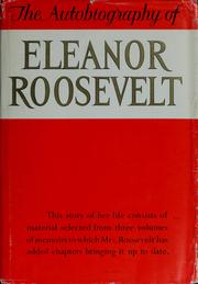 Front cover of The autobiography of Eleanor Roosevelt by Eleanor Roosevelt