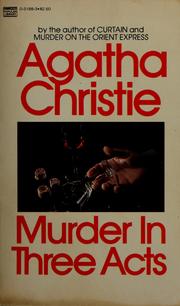 Front cover of Murder in Three Acts by Agatha Christie