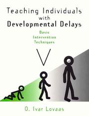 Front cover of Teaching Individuals With Developmental Delays by O. Ivar Lovaas