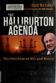 Front cover of The Halliburton agenda by Dan Briody