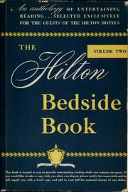 Front cover of The Hilton bedside book by Hilton Hotels Corporation