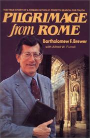 Cover of Pilgrimage from Rome by Bartholomew F. Brewer