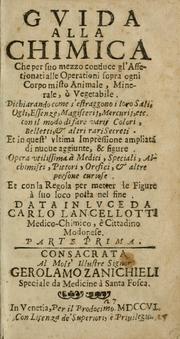 Front cover of Guida alla chimica by Carlo Lancillotti