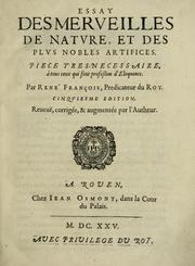 Cover of Essay des merveilles de natvre, et des plvs nobles artifices by Étienne Binet