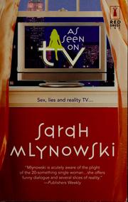 Front cover of As seen on TV by Sarah Mlynowski