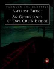 Front cover of An Occurrence at Owl Creek Bridge [6 stories] by Ambrose Bierce