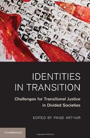 Cover of Identities in transition by Paige Arthur